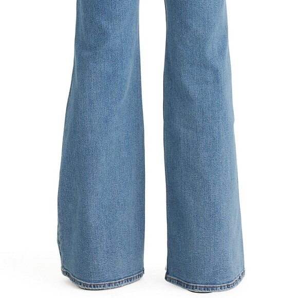 Levi's Ribcage High Rise Distressed Flare Jeans - Picture 4 of 4